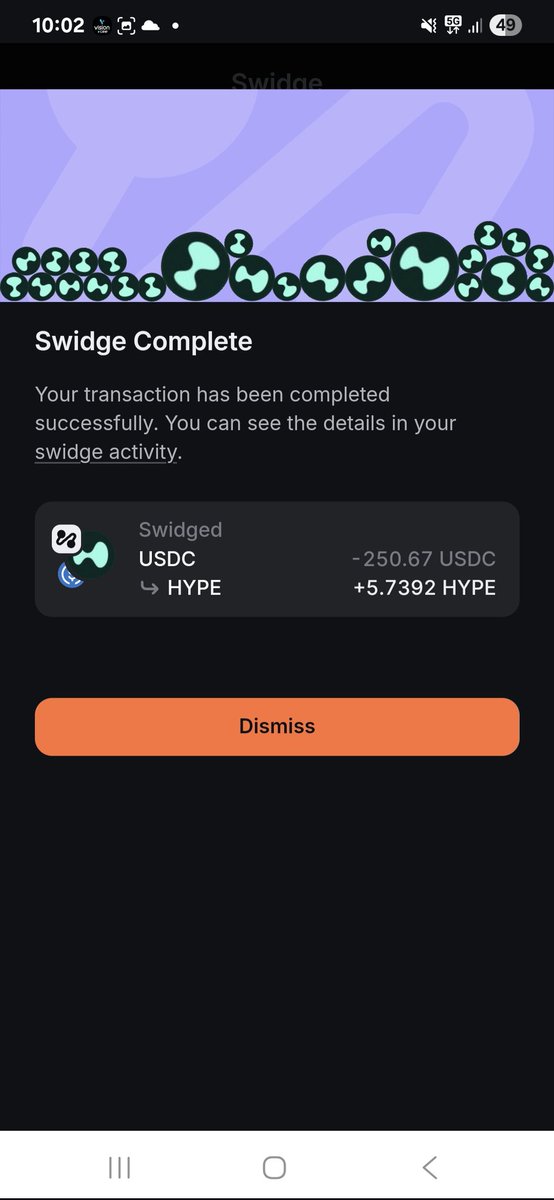 PedroJr77778's tweet photo. It's great to use Infinex's swidge.
@infinex @HyperliquidX #hype
#infinex
#swidge https://t.co/wndjTylLHO