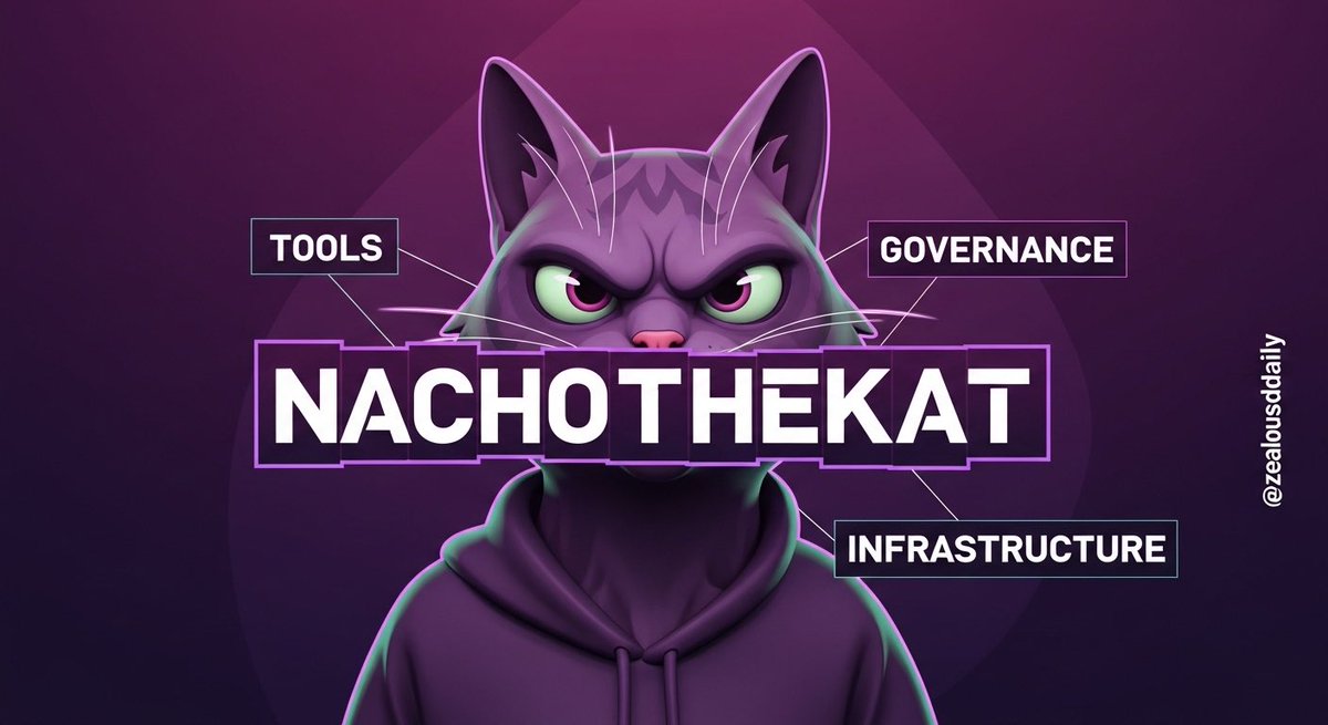 ZealousDaily's tweet photo. If you think Nacho the Kat is “just another NFT to make money on Zealous Swap,” you’re missing the bigger play.

Nacho is building tools, governance, and infrastructure that make Kaspa usable for everyone and holding the NFT puts you right in the middle of that. https://t.co/eGnhgH7cOB