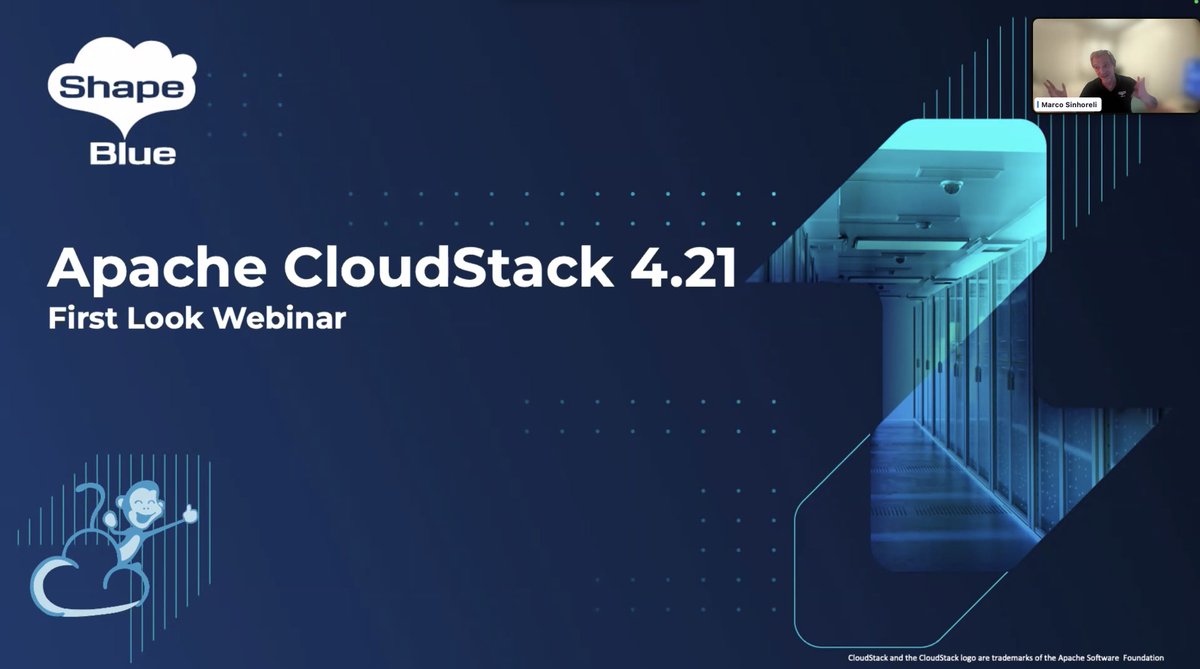 shapeblue's tweet image. We’re live! Join us now as we explore the powerful new capabilities in Apache #CloudStack 4.21.
✅ Walk through all the latest features in this release
✅ See a live technical demo of CloudStack 4.21 in action
✅ Get your questions answered by our experts in real time
Don’t…