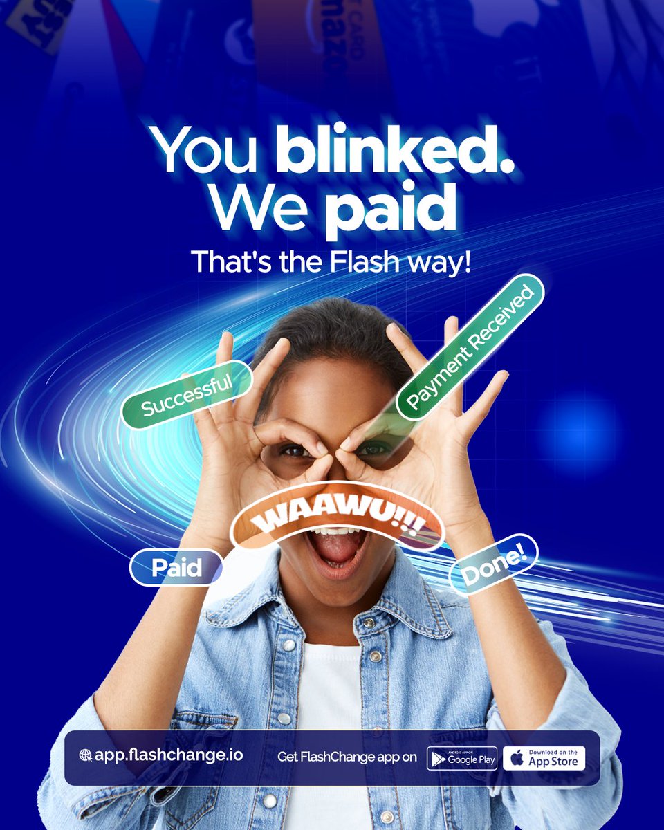 Trade on the FlashChange App today and cash out in minutes!🚀

#flashchange #giftcardtradingapp #bitcointrading #giftcards #btc #FlashleagueFPL #FPLCommunity #FPL #Supernova #sasa