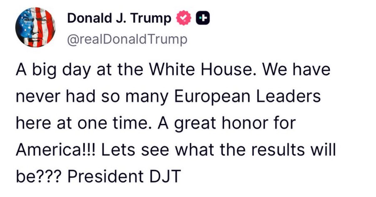 🚨 Here we go - time to make peace. 

👀