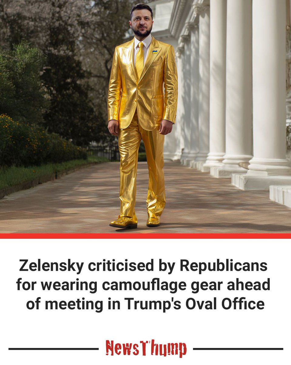 BREAKING! Zelensky's dress sense has annoyed the Republicans again...