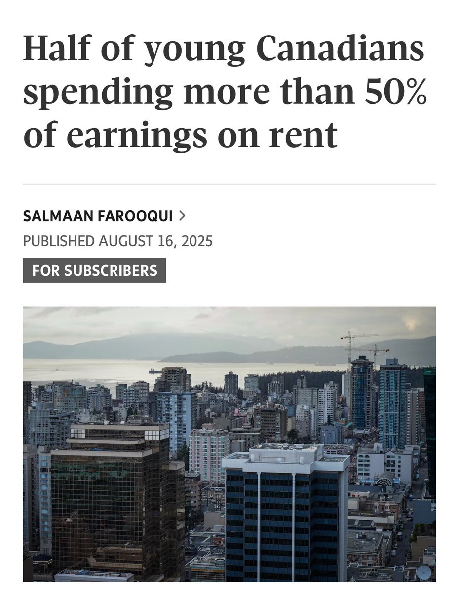 A statistic that is simply incompatible with a healthy and functional economy. 

The malaise facing us has a lot to do with the fact that hard work no longer gets you ahead like it used to. 

Yes, I recognize prices and rents are falling a bit right now. But it’s not enough.