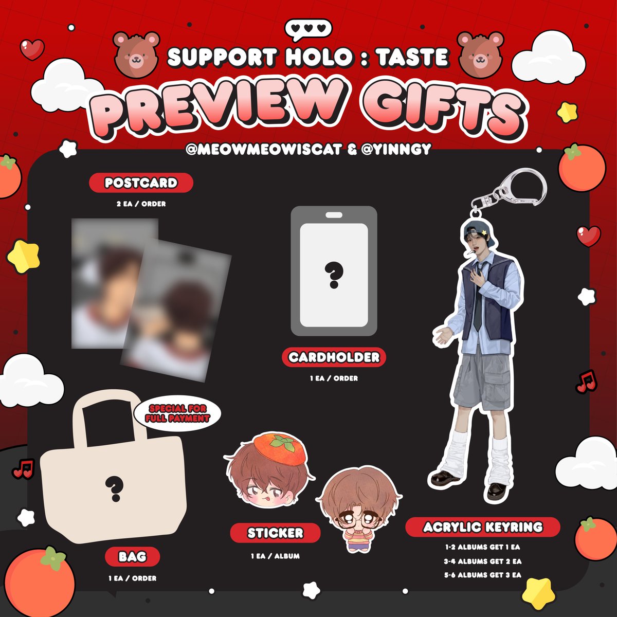 meow (@meowmeowiscat) on Twitter photo 🐻 ฝากรีทวิต support HOLO ค่า #ตลาดนัดnct
ดันยอดอัลบั้มแฮชาน HOLO : TASTE
🎸 สนใจกรอกฟอร์ม forms.gle/ayEqr3UgJqvKmV…
เหมียวเปิดพรีร่วมกับหญิง <a href="/YinngY/">หญิ๋งหญิ๋ง ʕ·ᴥ·ʔ #TASTE</a> (กรอกฟอร์มกับร้านไหนก็ได้ค่ะ ฟอร์มเดียวกัน)
🍎 สั่งกับ apple music ได้ของไว
📌 ราคาและมัดจำตามรูป
💳 บัตรเครดิต +2%
✈️ แอร์ 1-2 🐻 ฝากรีทวิต support HOLO ค่า #ตลาดนัดnct
ดันยอดอัลบั้มแฮชาน HOLO : TASTE
🎸 สนใจกรอกฟอร์ม forms.gle/ayEqr3UgJqvKmV…
เหมียวเปิดพรีร่วมกับหญิง <a href="/YinngY/">หญิ๋งหญิ๋ง ʕ·ᴥ·ʔ #TASTE</a> (กรอกฟอร์มกับร้านไหนก็ได้ค่ะ ฟอร์มเดียวกัน)
🍎 สั่งกับ apple music ได้ของไว
📌 ราคาและมัดจำตามรูป
💳 บัตรเครดิต +2%
✈️ แอร์ 1-2