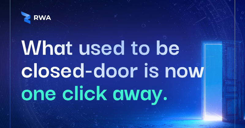 RWA_Inc_'s tweet photo. Startup investing has always been reserved for insiders and VCs.

$100k+ minimums. No access for everyday investors.
That ends now with RWA Inc. Platform.
For the first time, you can back high-potential startups and real-world assets with as little as $1. On-chain. In seconds.