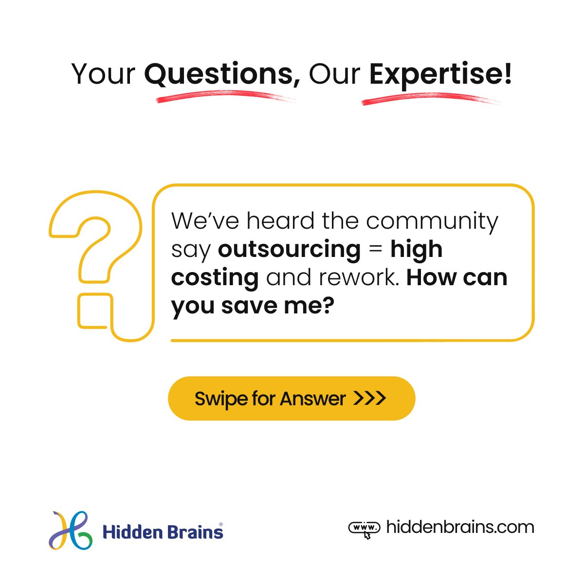 HiddenBrains's tweet image. Hidden Brains delivers end-to-end development with integrity, transparency, and accountability. Whether outsourcing or hiring, we always focus on the right solutions.

#HiddenBrains #EndtoEndDevelopment #TransparentPricing