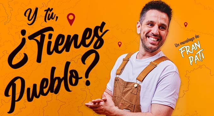 🏡 Y tú, ¿Tienes pueblo?

El 22 de agosto, <a href="/FranPatiComedy/">Fran Pati</a>  llega a Bilbao con su show más rural, más real… y más desternillante.

Nos vemos en el <a href="/teatrocampos/">Teatro Campos Bilbao</a>  ¡Planazo de fiestas!
No te lo pierdas: bit.ly/FranPati_22082…