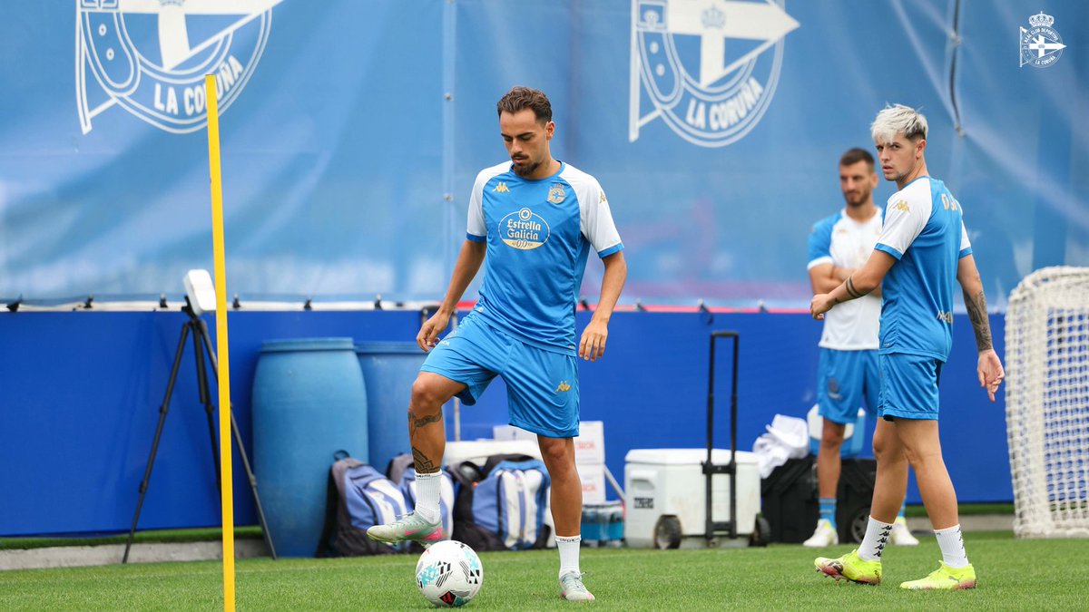 The first team trained this morning at Abegondo.

⏺️ José Ángel trained apart.
⏺️ Academy players on the session: Hugo Ríos &amp; Samu Fernández
⏺️ The team is resting tomorrow and returns to work on Wednesday