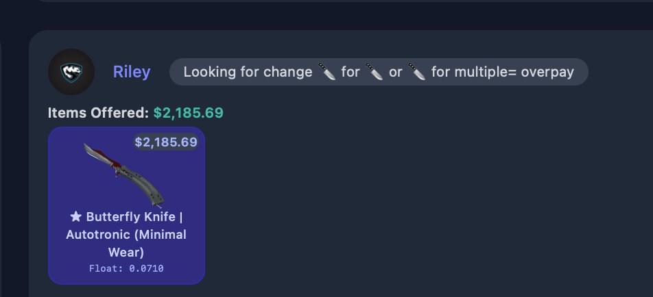 netstatcs2's tweet image. Coolest description I've seen lately... simple, but creative.
Thanks everyone for using csflips.com -- the community becomes bigger everyday.