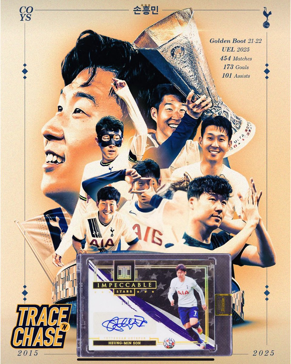 Trace 'n Chase (@tracenchase) on Twitter photo 📍The End of an Era: <a href="/Sonny7/">Son Heung-min</a> moves on to <a href="/LAGalaxy/">LA Galaxy</a> 🙌🏼
⚽️After ten years in north London, the 33-year-old South Korean striker has officially departed for the <a href="/MLS/">Major League Soccer</a>, completing a very successful stint in north London where he became a key player, made 454 appearances for the club 📍The End of an Era: <a href="/Sonny7/">Son Heung-min</a> moves on to <a href="/LAGalaxy/">LA Galaxy</a> 🙌🏼
⚽️After ten years in north London, the 33-year-old South Korean striker has officially departed for the <a href="/MLS/">Major League Soccer</a>, completing a very successful stint in north London where he became a key player, made 454 appearances for the club
