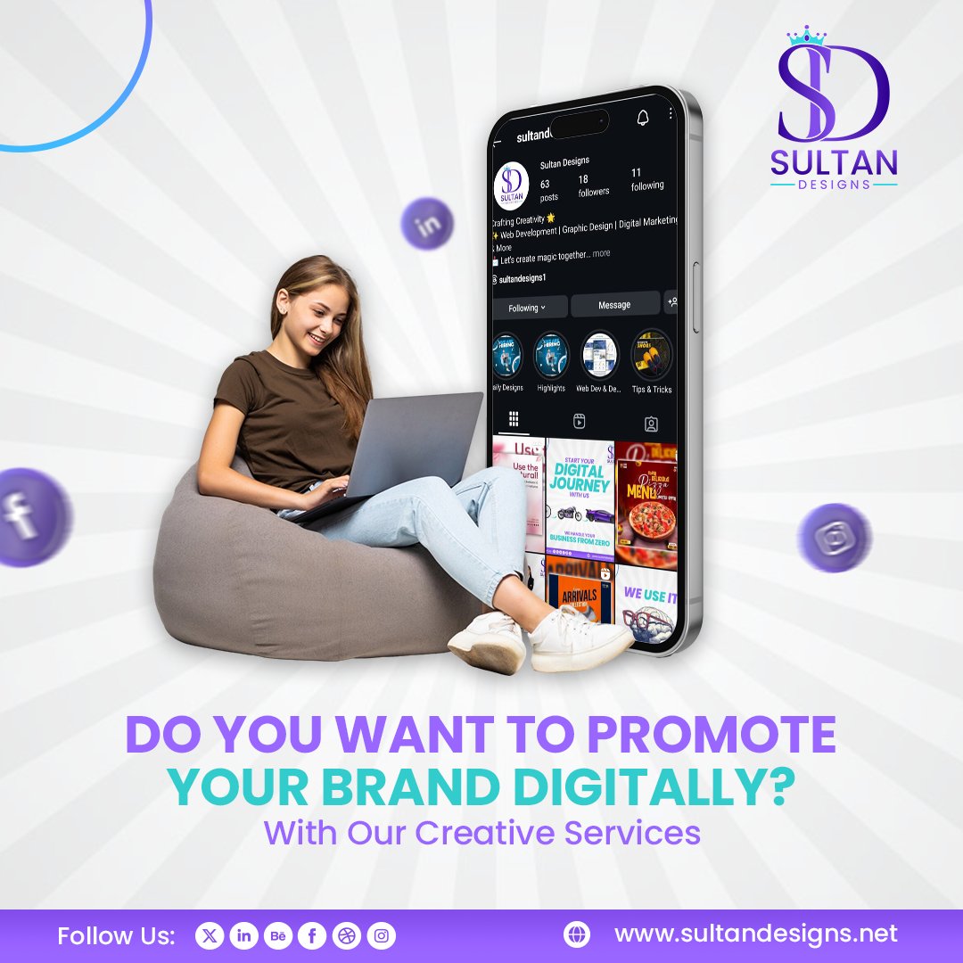 SultanDesigns1's tweet image. 🚀 Want to grow your brand digitally?
We create designs that engage, convert & inspire.
Let’s make your brand shine online ✨
🌐 sultandesigns.net
#SultanDesigns #branding #digitalmarketing #graphicdesign #webdevevelopment #graphicdesign