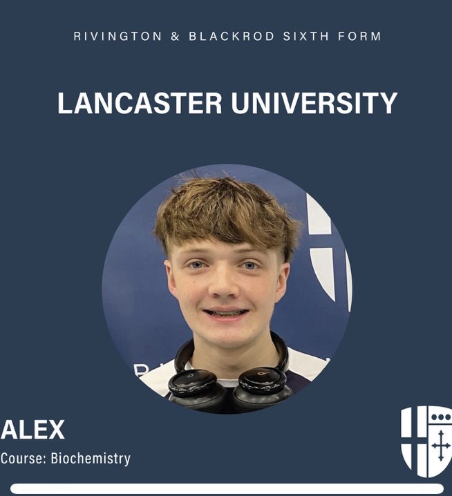 Rivington & Blackrod Sixth Form (@rivisixthform) on Twitter photo Congratulations Alex on becoming a <a href="/LancasterUni/">Lancaster University</a> student!! Lots of hard work paid off and incredible results #discoveringdreams <a href="/RBHSBolton/">Rivington & Blackrod High School</a> Congratulations Alex on becoming a <a href="/LancasterUni/">Lancaster University</a> student!! Lots of hard work paid off and incredible results #discoveringdreams <a href="/RBHSBolton/">Rivington & Blackrod High School</a>