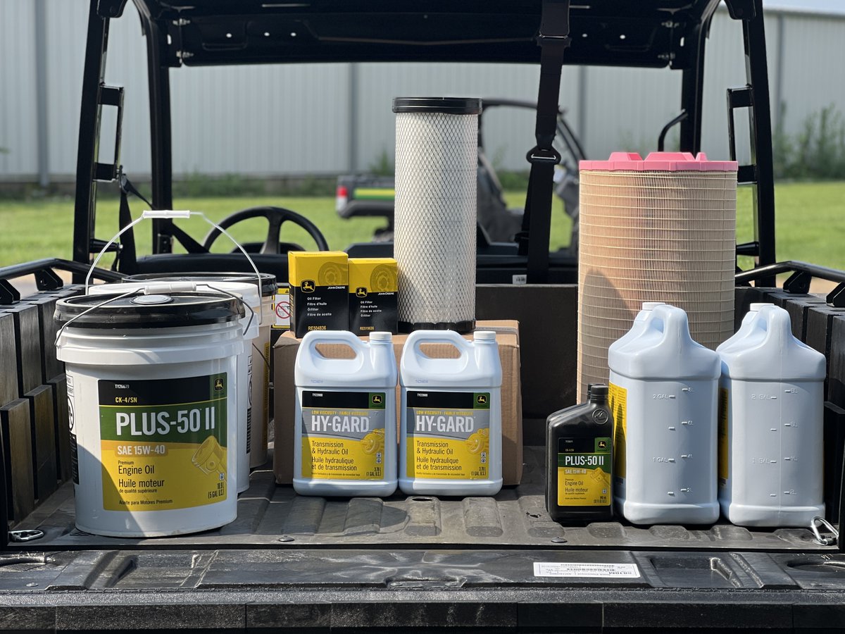 Are you stocked up on oil and filters? Get 15% OFF John Deere ag filters and 10% OFF oil this August! Learn more: heritagetractor.com/specials-parts