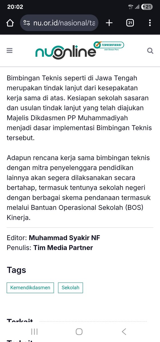 Tidak benar.

Yg benar ada di NU Online infonya.

nu.or.id/nasional/targe…

Semua organisasi diajak. Termasuk NU. Yang udah siap duluan yg mengajukan  realisasi program itu PWM Jateng. Ya wajar pesertanya dari MU semua.