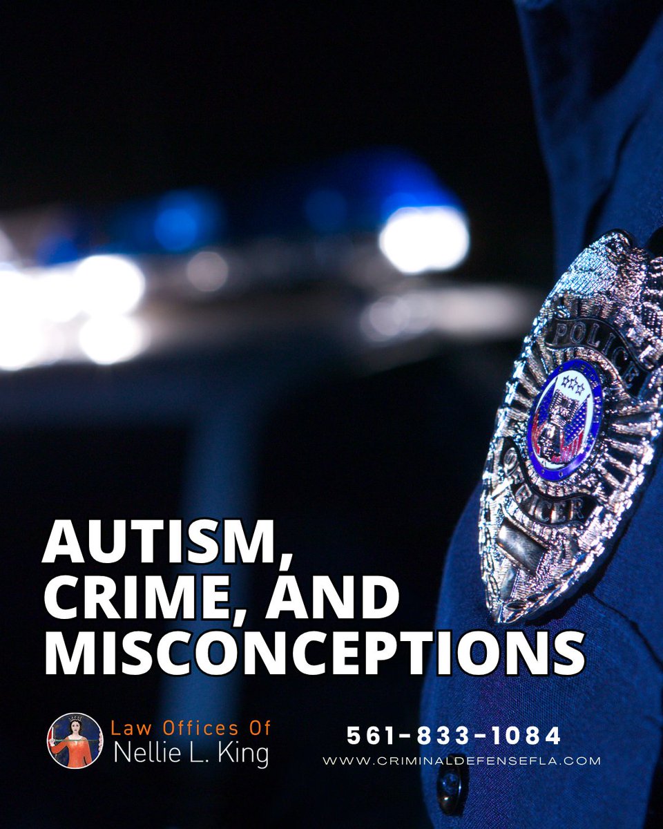 🧩 Does Autism Increase Violence Risk? Autistic individuals are more often victims than perpetrators. They deserve understanding and defense. 🔗 Learn more: criminaldefensefla.com/blog/autism-vi… #AutismAwareness #NeurodiverseDefense #ViolentCrimeMyths #AutismTruth #CriminalJusticeReform
