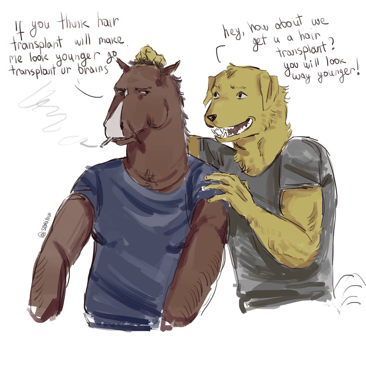 s0rinw's tweet photo. #bojack #bojackhorseman #bojackfanart #digitalart #furryart https://t.co/PQbO2PeDCA
