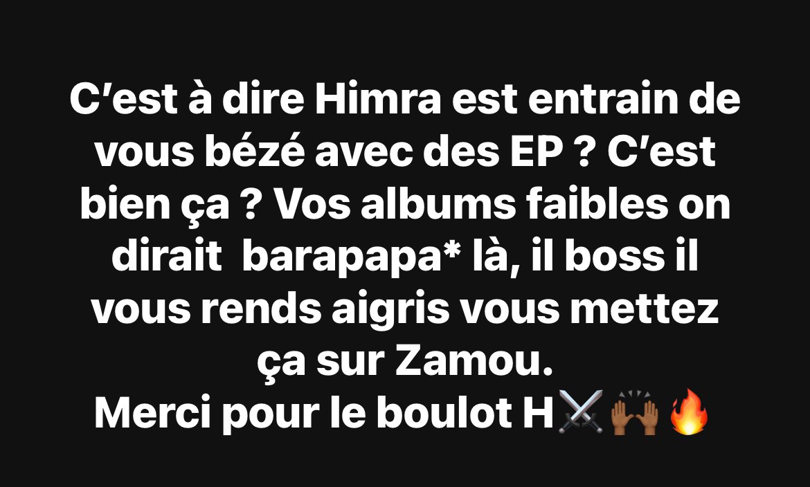 Sindika tu peux envoyer ton Ep le 22 on va vérifier un truc s'il te plaît 🙏🏾🙏🏾⚔️