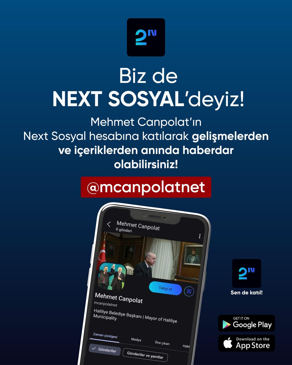Mehmet CANPOLAT 🇹🇷 (@mcanpolatnet) on Twitter photo Biz de artık Türkiye’nin yerli ve milli sosyal medya platformu Next Sosyal’deyiz! 🇹🇷
<a href="/Selcuk/">Selçuk Bayraktar</a> Biz de artık Türkiye’nin yerli ve milli sosyal medya platformu Next Sosyal’deyiz! 🇹🇷
<a href="/Selcuk/">Selçuk Bayraktar</a>
