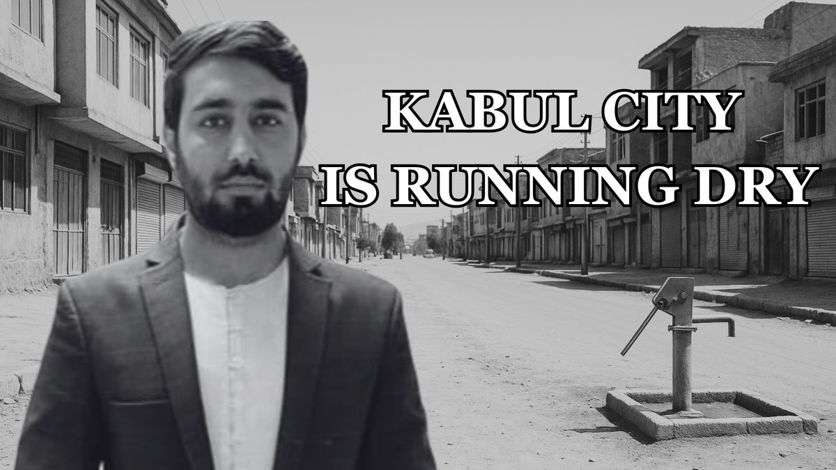 paykhar's tweet photo. 🚨 Kabul is drying up.
7 million people. No functioning water grid.

And the world is silent.
In this @AFGEYE  podcast, activist @Sayedmuhammad65 explains how Afghanistan’s capital is collapsing from below—literally.
🎧 Listen + read: https://t.co/fcHtLz7GHC https://t.co/XDs8fYD3Ae