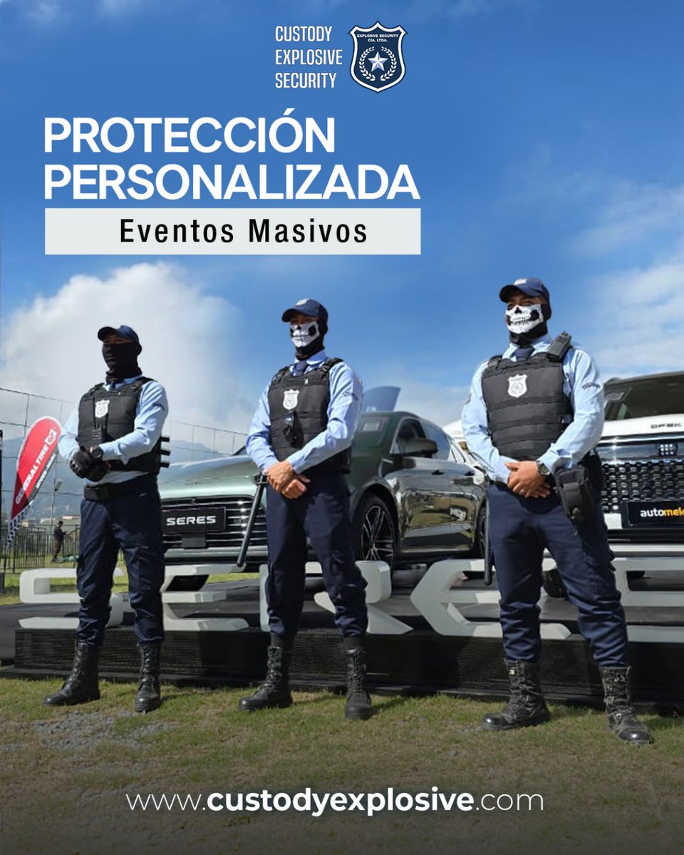 custodysecurity's tweet photo. Nuestra protección personalizada garantiza el resguardo de asistentes y organizadores en eventos masivos, con protocolos diseñados para cada situación.

✨ Porque la tranquilidad también se organiza.

#CustodyExplosiveSecurity #SeguridadPrivada #ConfianzaSegura https://t.co/gh729HiHnv