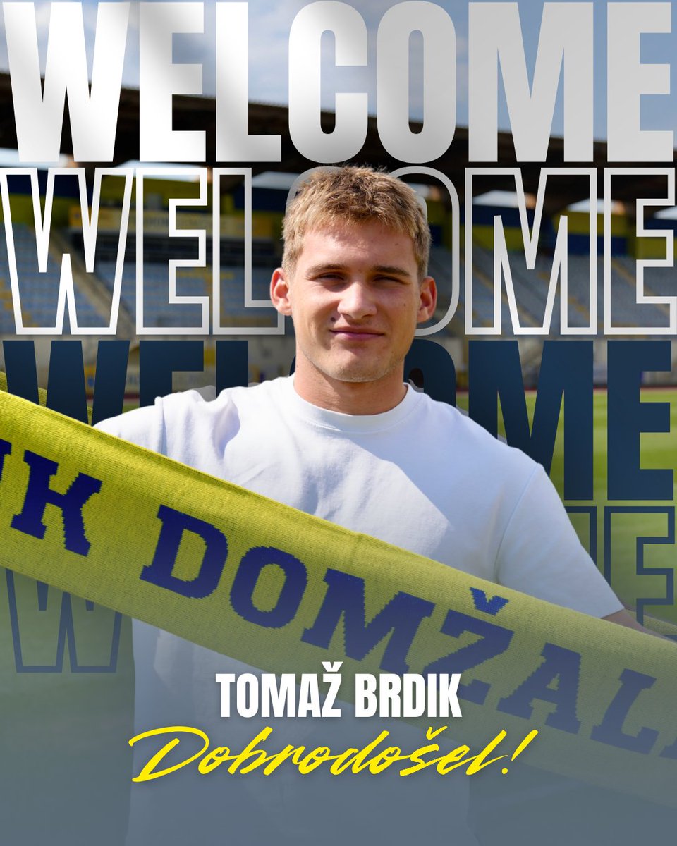 Tomaž Brdik je novi igralec NK Domžale

V rumeno družino je prišel Tomaž Brdik, 18-letni vezist in reprezentant Slovenije do 19 let.

Tomaž, dobrodošel v rumeni družini!

#rumenadruzina