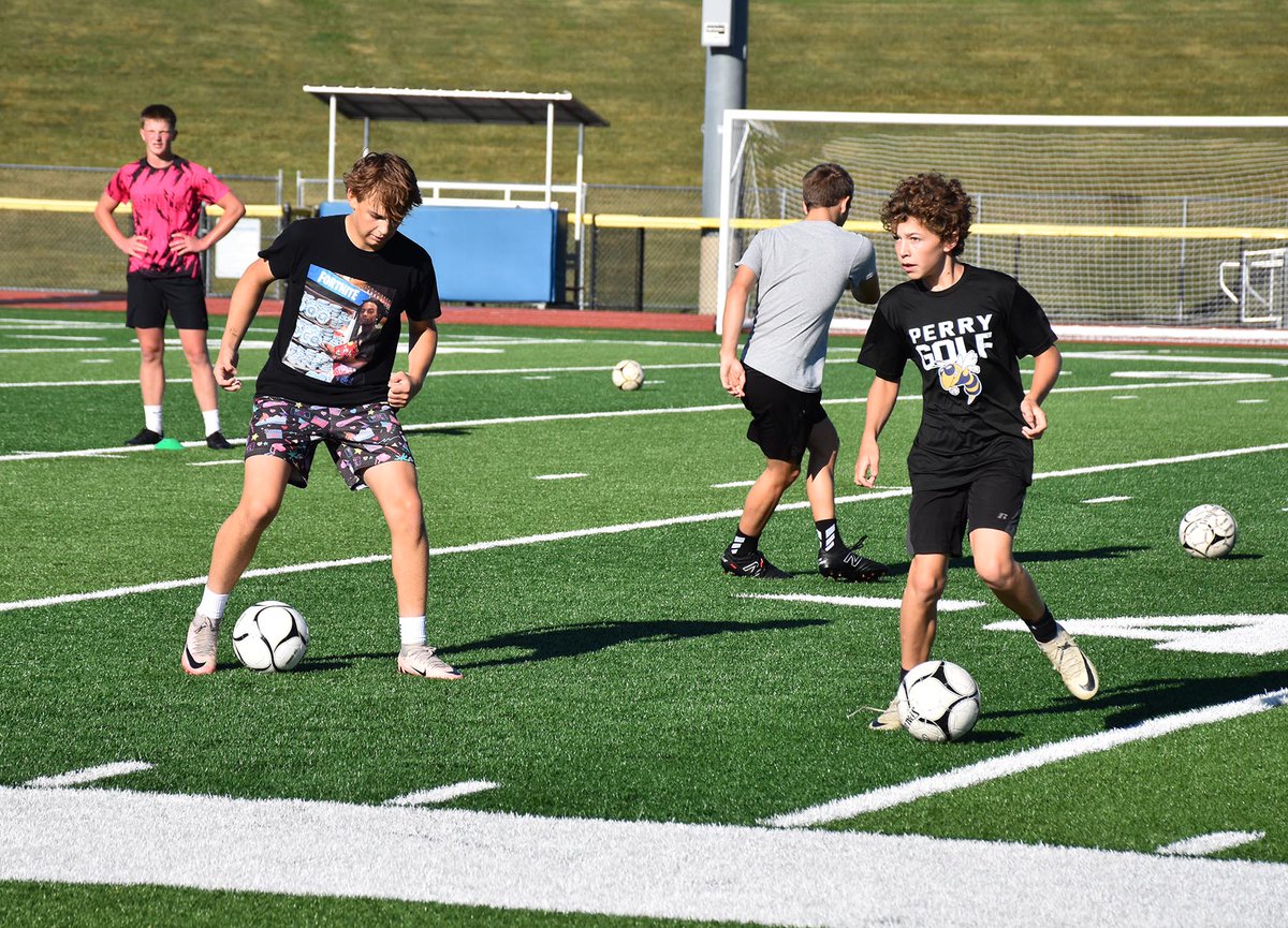 Several of our fall teams started practice bright and early this morning. We wish all of our student-athletes the best this season! #PrideInTheHive