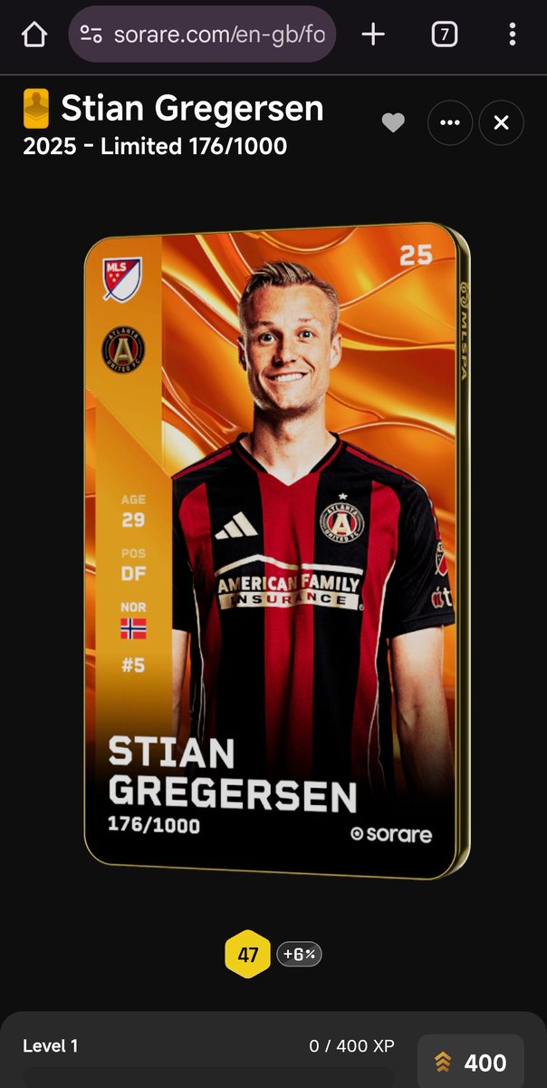 Sorare giveaway!! I am giving away 2 mls cards that score well and play every game for free! To win
Like + Retweet
+ Comment sorare username
If you dont have a sorare account use this link to win £50 market credits when you buy 5 cards on the marketplace! sorare.pxf.io/c/6021880/8786…