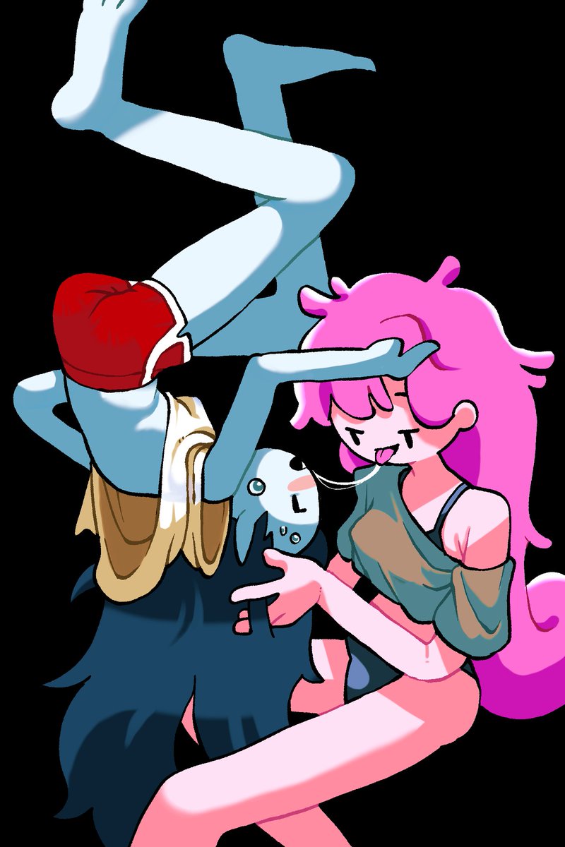 Denimbaji's tweet photo. Kiss #adventuretime https://t.co/cywkMFWLcF