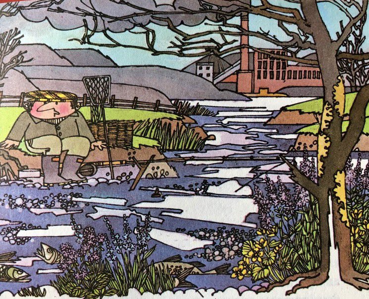 Ladybird wisdom, 1976

“Life would cease without water. Seas and rivers MUST be kept clean”

Artist: Pat Oakley (1976)