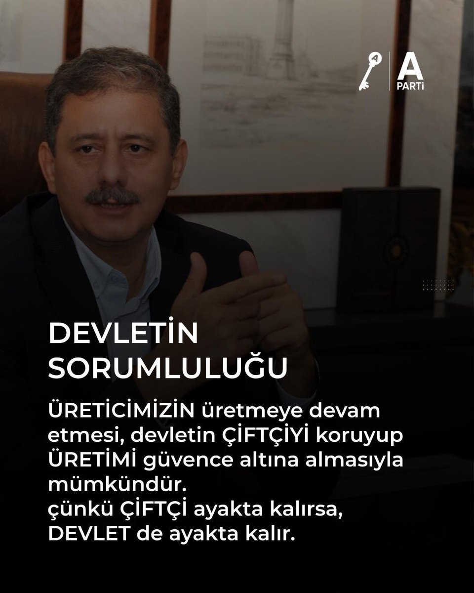 Üretici üretmeye devam etmeli.
Devlet, üretimi güvence altına almakla yükümlüdür.
Çünkü:
Çiftçi ayakta kalırsa, devlet de ayakta kalır!
<a href="/yavuzagiraliog/">Yavuz Ağıralioğlu</a> <a href="/anahtarparti/">Anahtar Parti</a> <a href="/hhuseyindemiroz/">Hasan Hüseyin Demiröz</a> 

#ÇiftçiHakları #TarımdaKriz #GeçimDerdi
#Enflasyon
#Ekonomi
#GeçimDerdi
#HalkınSesi