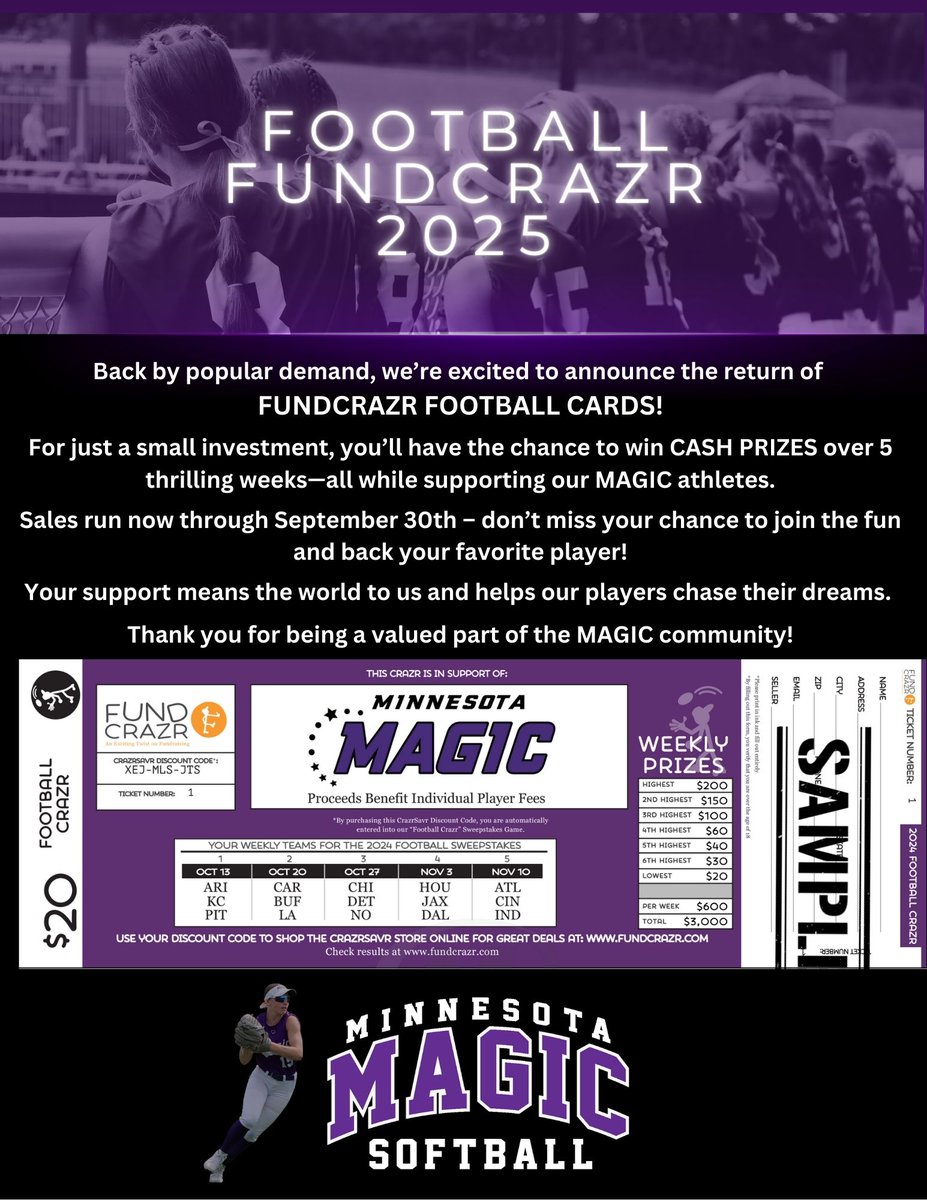 Minnesota Magic Softball tweet media