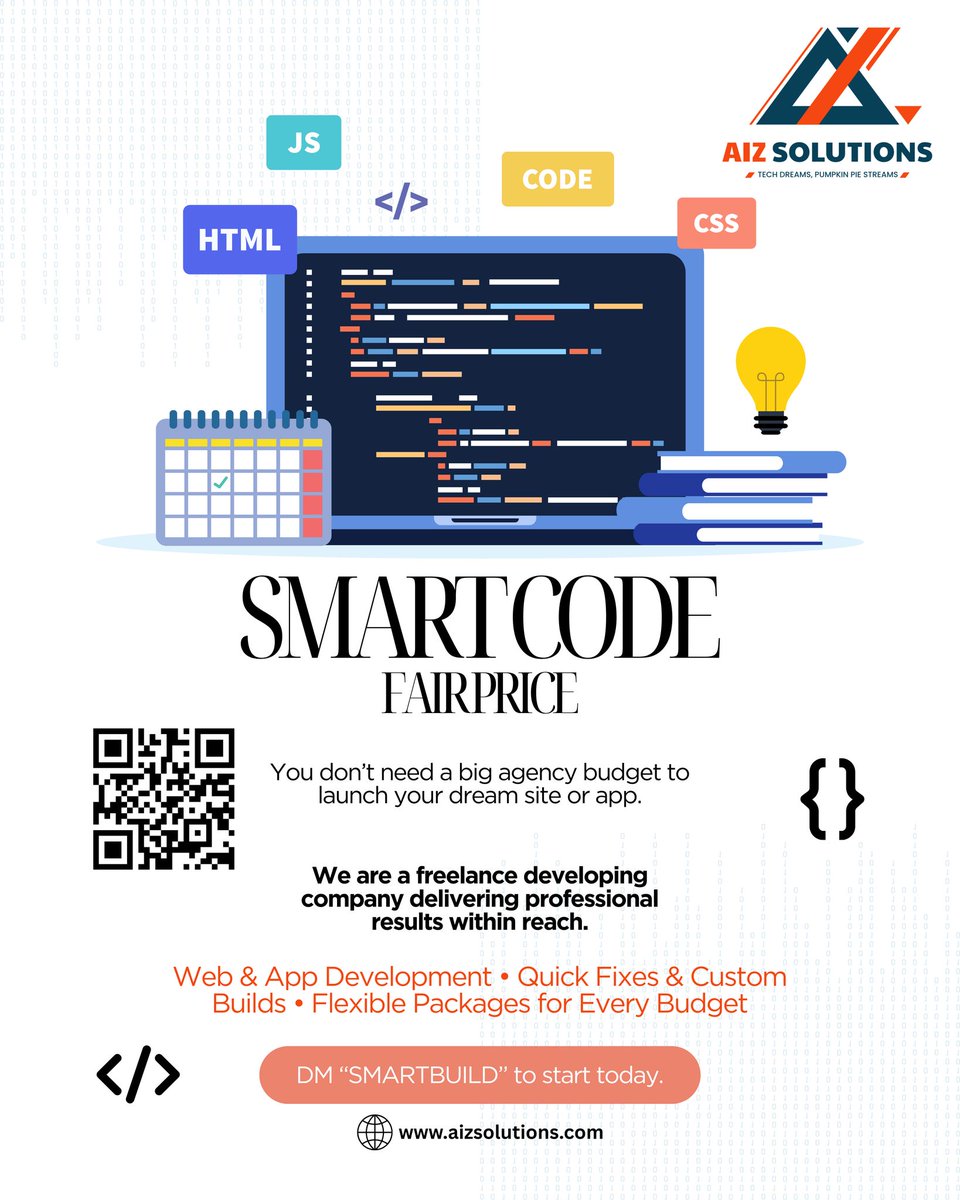 AIZSolutionss's tweet photo. 🚀 Unlock your dream site or app with AIZ Solutions!
We deliver affordable, pro web &amp; app development—custom builds, SEO, mobile-first solutions &amp; more.
👉 Start today: https://t.co/s502E6Ykc0
#WebDevelopment #AppDevelopment #AIZSolutions https://t.co/aqEV9kGGds