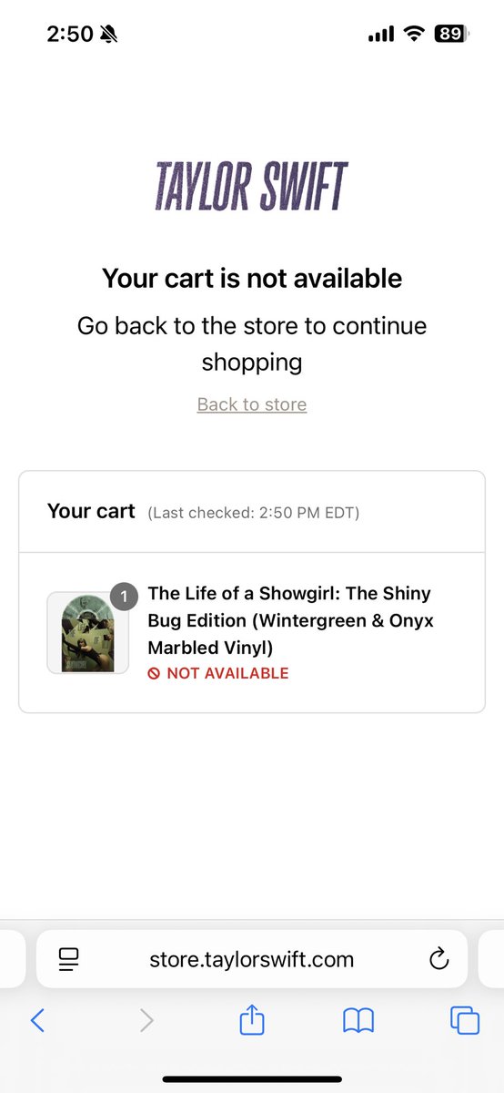 fudgerellaa's tweet photo. Waited in checkout for 7 mins just to get this when I finally get through 😭 @taylornation13 @taylorswift13 https://t.co/8DU0PPAang