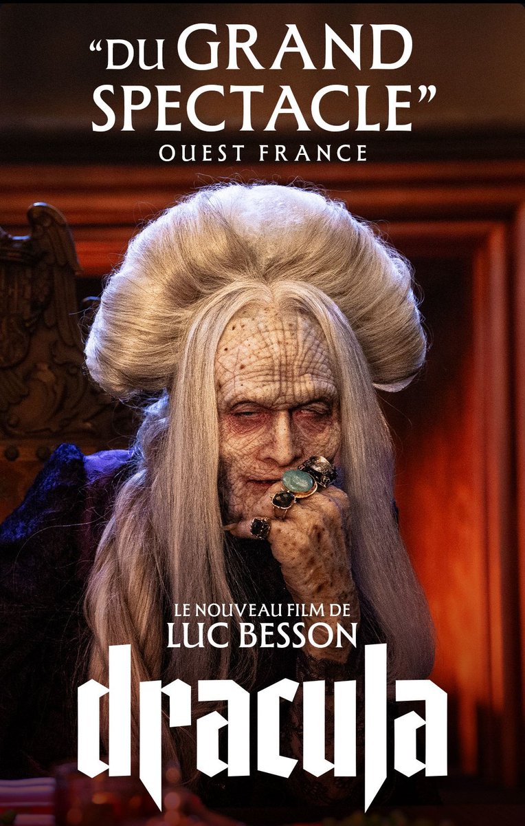 📈🩸Dracula de Luc Besson démarre bien au Brésil avec 66 857 entrées en 7 jours,surpassant Monte Cristo (21 292) et Dogman de Besson (que 4 454)

C'est le meilleur lancement pour un film français là-bas depuis les 3 Mousquetaires (2023)

Dracula sortira dans + de 40 autres pays⏳