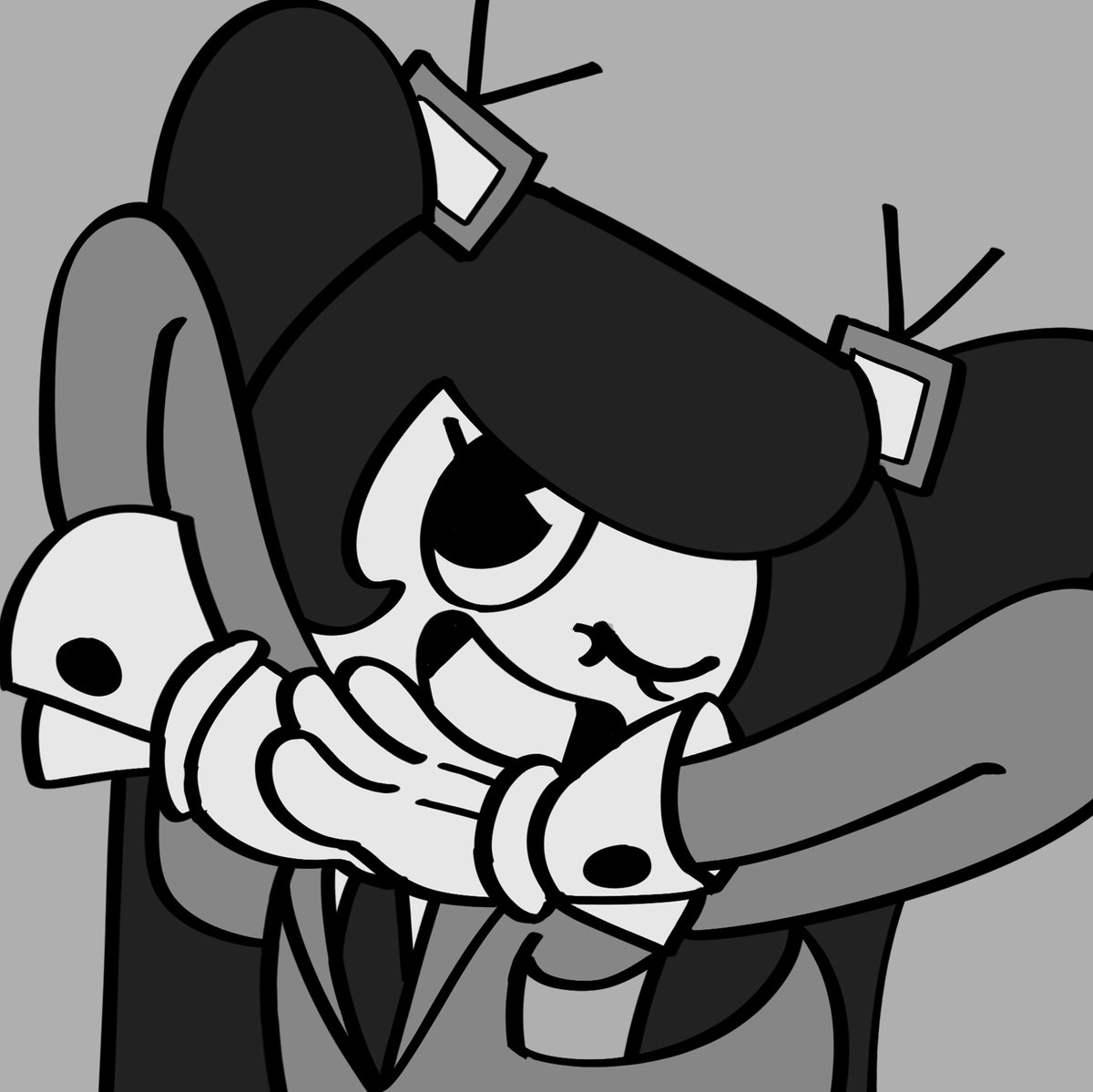 ghosty ๐ผ (@paranoid_ghosts) on Twitter photo just drew the silliest rubberhose miku for a song...! go follow <a href="/Friendlily_N/">Friendlily ๐ต๐จ</a> if you want to see her ๐ just drew the silliest rubberhose miku for a song...! go follow <a href="/Friendlily_N/">Friendlily ๐ต๐จ</a> if you want to see her ๐