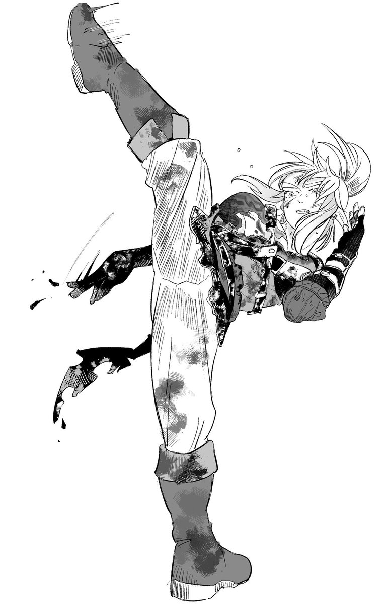 珍しくマスワを見て描いた