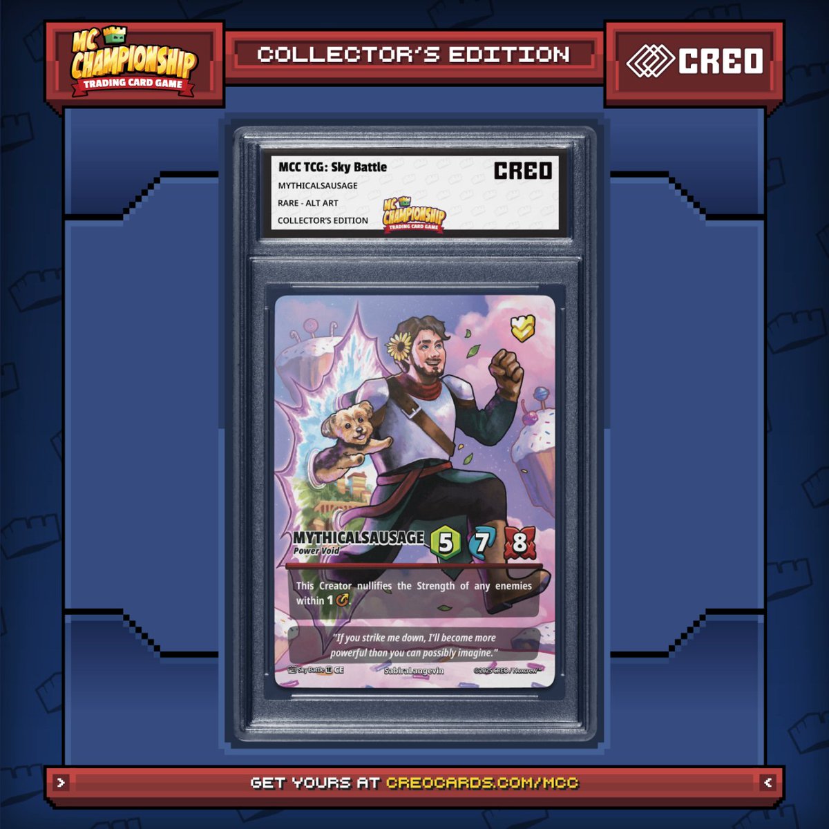 My MCC TCG Collectors Edition Card is AVAILABLE for PRE-ORDER NOW!!!! 

I'll be signing ALL of the CARDS too!!!

Get it here: 

creocards.com/mcc