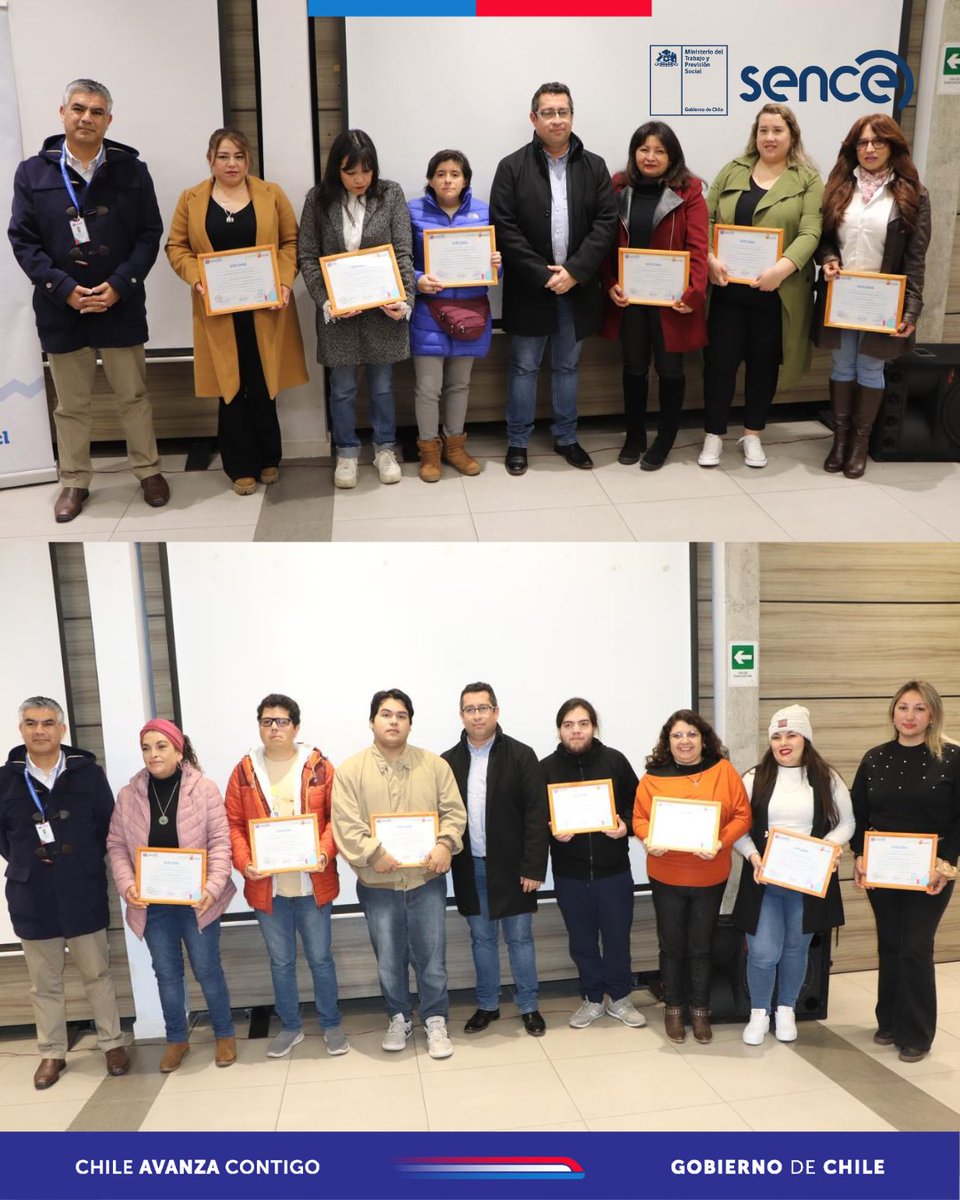 En #Coquimbo, el trabajo colaborativo entre #SENCE y <a href="/FOSISCoquimbo/">FOSIS Coquimbo</a> permitió la capacitación de 62 vecinos y vecinas en diferentes oficios, con el objetivo de mejorar sus opciones de empleabilidad, tanto a novel dependiente como independiente. ¡Felicidades!👏🏼