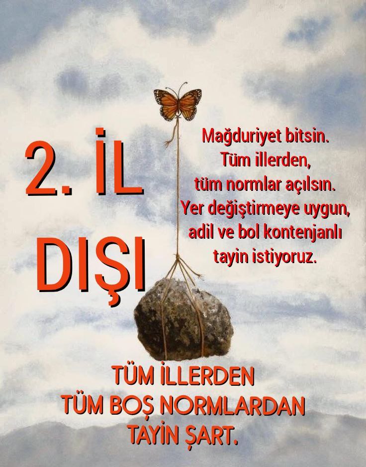 çiğdem yüksel (@idemyks90201551) on Twitter photo <a href="/tcmeb/">Millî Eğitim Bakanlığı</a> <a href="/Yusuf__Tekin/">Yusuf Tekin</a> İl emriyle gelen 2 haneli puanlılara yer açılırken biz emektarların önü neden kapalı?
#TümBoşNormlar2İlDışıİçin
<a href="/Yusuf__Tekin/">Yusuf Tekin</a> <a href="/tcmeb/">Millî Eğitim Bakanlığı</a> <a href="/mebpgm/">Personel Genel Müdürlüğü</a> <a href="/cftcblnt/">Bülent ÇİFTCİ</a> <a href="/TRogretmen/">Öğretmen TR 🇹🇷</a> <a href="/sorogretmenim/">Sor Öğretmenim</a> <a href="/ogretmensitemiz/">Öğretmen</a> <a href="/ogretmensenn/">ÖğretmenSen</a> <a href="/sari_okul/">sariokul</a> <a href="/ogretmenailesi1/">Öğretmen Ailesi</a> <a href="/edipuzen/">Edip Üzen</a> <a href="/tcmeb/">Millî Eğitim Bakanlığı</a> <a href="/Yusuf__Tekin/">Yusuf Tekin</a> İl emriyle gelen 2 haneli puanlılara yer açılırken biz emektarların önü neden kapalı?
#TümBoşNormlar2İlDışıİçin
<a href="/Yusuf__Tekin/">Yusuf Tekin</a> <a href="/tcmeb/">Millî Eğitim Bakanlığı</a> <a href="/mebpgm/">Personel Genel Müdürlüğü</a> <a href="/cftcblnt/">Bülent ÇİFTCİ</a> <a href="/TRogretmen/">Öğretmen TR 🇹🇷</a> <a href="/sorogretmenim/">Sor Öğretmenim</a> <a href="/ogretmensitemiz/">Öğretmen</a> <a href="/ogretmensenn/">ÖğretmenSen</a> <a href="/sari_okul/">sariokul</a> <a href="/ogretmenailesi1/">Öğretmen Ailesi</a> <a href="/edipuzen/">Edip Üzen</a>