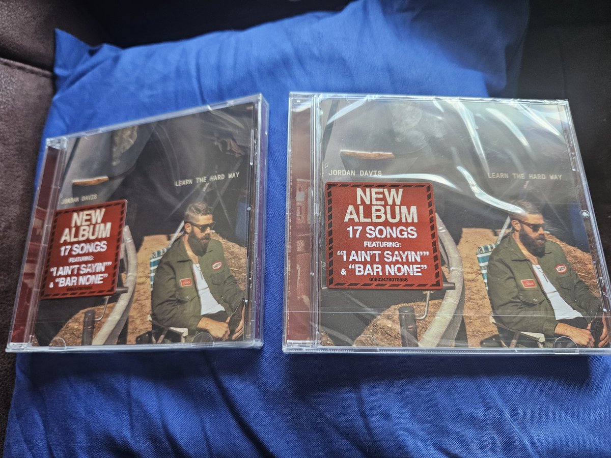 When you buy the same album twice because the second one gives you pre-sale access to the tour! 😂  daft or dedication?  🤔
#LearnTheHardWay #JordanDavis