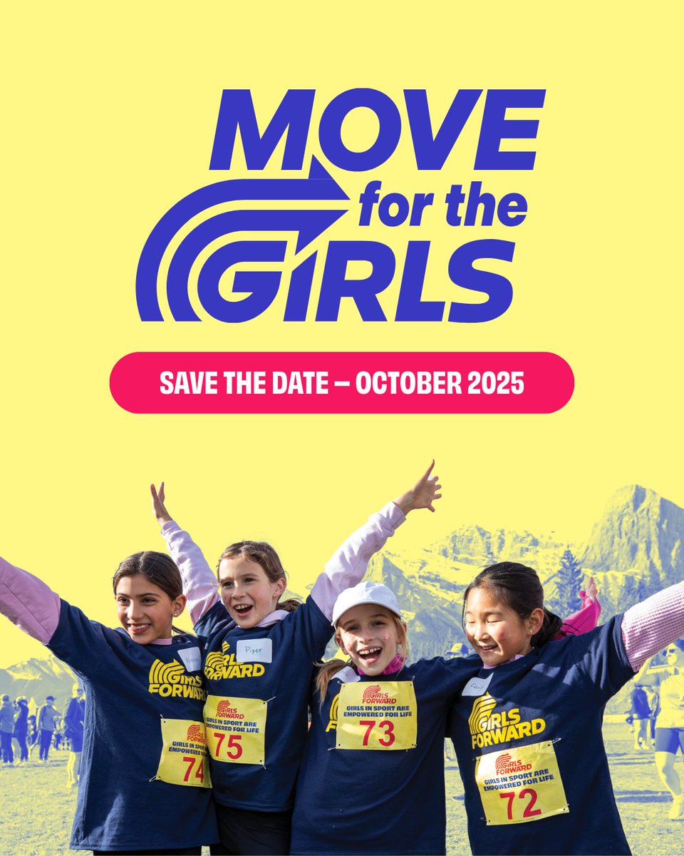 girlsforwardca's tweet image. Save the Date! Move for the Girls is back this October!

Our annual, month-long fundraiser in honour of International Day of the Girl is all about moving your way to inspire and empower girls of all abilities. 

Mark your calendars and get ready to move with us this October!