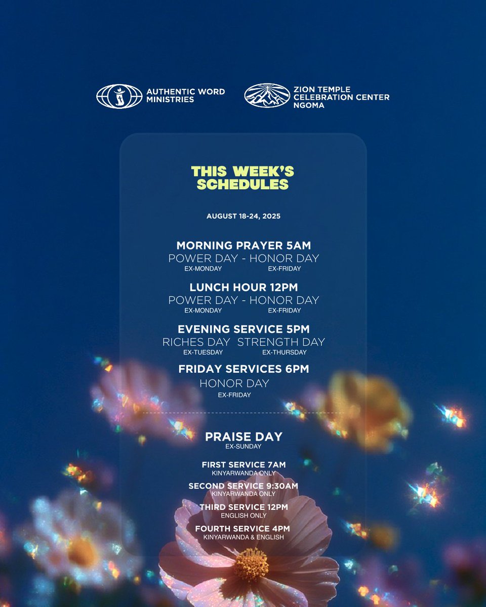 This week, we set our hearts to seek the Lord in 7 days of prayer and fasting. Like Elijah, who prayed earnestly and saw the heavens respond (James 5:17–18), we believe that our prayers will bring transformation in our lives, families, and nation.

Join us daily!!