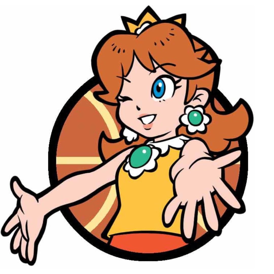 mario hoops daisy artwork my beloved