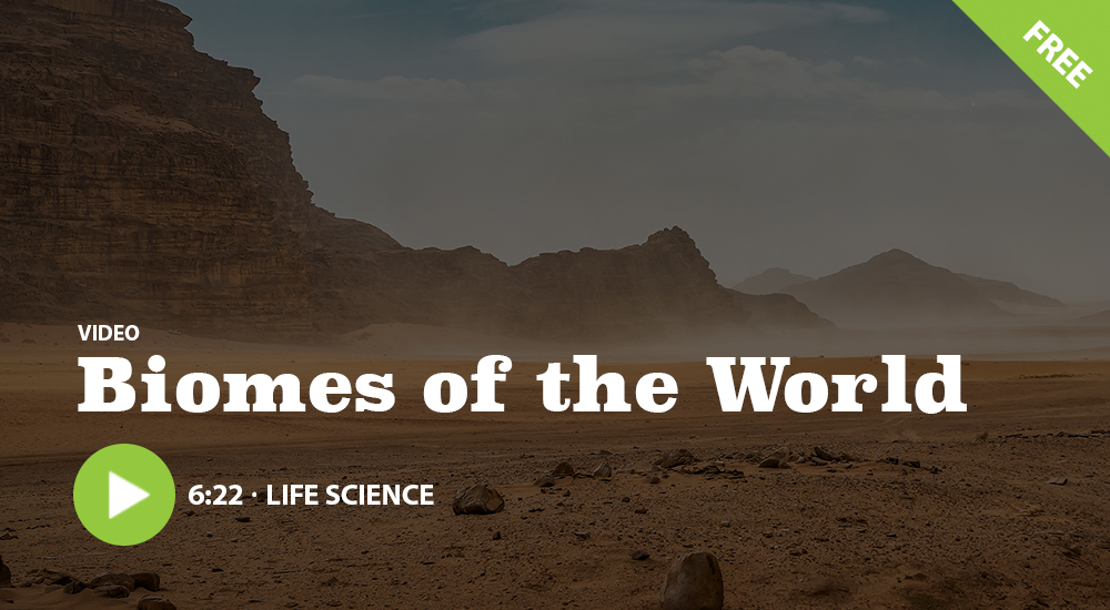 Our planet is varied with deserts, rain forests, oceans, and mountains. Areas with similar climates, animals, and vegetation are called biomes. Each biome on Earth has certain conditions that allow life to thrive there! Learn all about them here 🌏 online.kidsdiscover.com/unit/ecology/v…