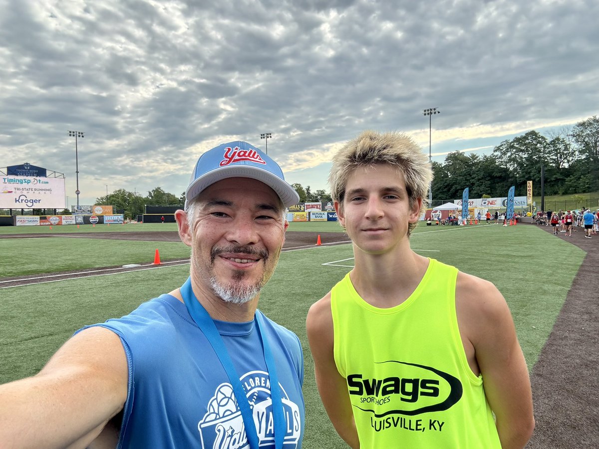 Great weekend doing 2 of my fave things
Sat: <a href="/Reds/">Cincinnati Reds</a> Fantasy Camp Reunion Game
Sun: <a href="/florence_yalls/">Florence Y’alls</a> 5K #YallsToTheWall 

#baseball ⚾️ #run 🏃🏻‍♂️ #fitness 💪 #grateful 🙏