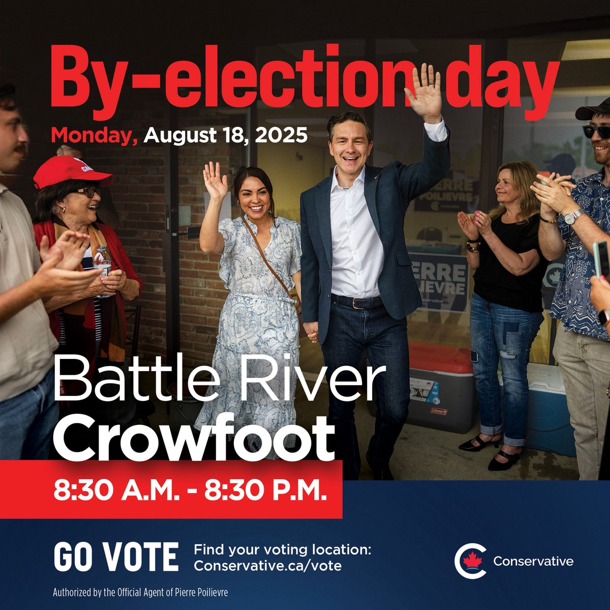 Go vote NOW—for pipelines, for low taxes, for farmers and for a strong Alberta in a united Canada.