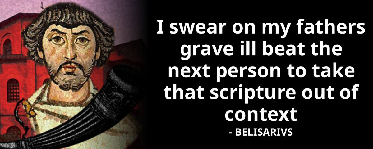 What verse is he talking about?