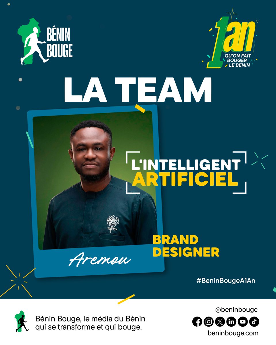 #Thread : 𝗝𝗲 𝘀𝘂𝗶𝘀 𝗕𝗲́𝗻𝗶𝗻 𝗕𝗼𝘂𝗴𝗲 ! 🇧🇯
𝗧𝘂 𝗲𝘀 𝗕𝗲́𝗻𝗶𝗻 𝗕𝗼𝘂𝗴𝗲 !
𝗡𝗼𝘂𝘀 𝘀𝗼𝗺𝗺𝗲𝘀 𝗹𝗲 𝗕𝗲́𝗻𝗶𝗻 𝗾𝘂𝗶 𝗯𝗼𝘂𝗴𝗲 !

Ça fait un moment qu'on cherche le bon moment pour vous présenter les visages derrière votre média digital favori au Bénin. 

À temps