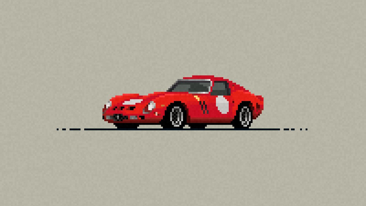 Ferrari 250 GTO 1962
Born to dominate the track, crafted to defy time. An icon forever.

#pixelart #pixel #pixelcar #art #carillustration #carinstagram #cardrawing #etherfieldgames #etherfieldstudio #Ferrari #250GTO #RacingLegend #ClassicFerrari #IconicCars #LeMans #GranTurismo