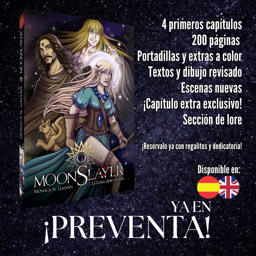 monicang's tweet photo. ¡Tenemos preventa de MoonSlayer abierta con regalitos!

MoonSlayer vol1 Preorder is out! :D 

https://t.co/ZZKkc3Vv4Y https://t.co/WURrK53Ny0
